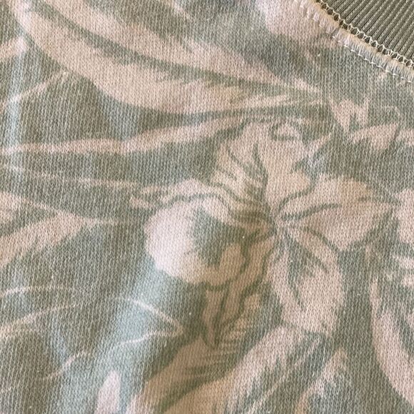 Vintage Havana Girls Sweatshirt in  Mint & White Tropical Print. Size L (14). - Picture 5 of 8